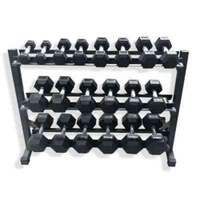 Murano Hex Dumbbell 2.5Kg to 25Kg Pair with Rack