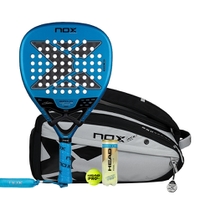 NOX EA10 Ventus Attack 12K Xtrem 2026 Padel Racket + NOX At10 Competition XL Compact Padel Bag Combo
