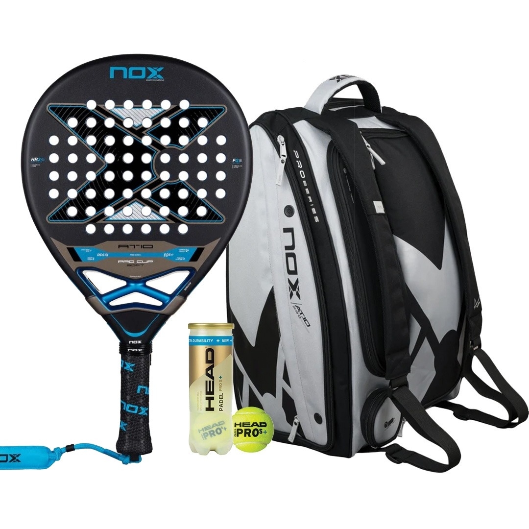 Nox AT10 Pro Cup SOFT 2026 Padel Racket + Nox At10 Competition XL Compact Padel Bag Combo