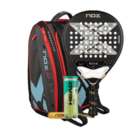 NOX AT10 Luxury GENIUS 18K Alum 2026 + Nox Ml10 Competition Xl Compact Padel Bag Combo