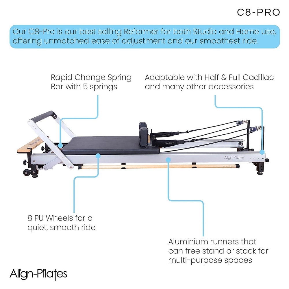 Align-Pilates C8-Pro Reformer