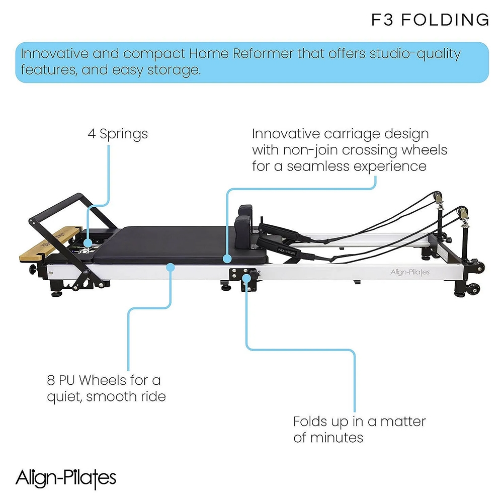 Align-Pilates F3 Folding Pilates Reformer