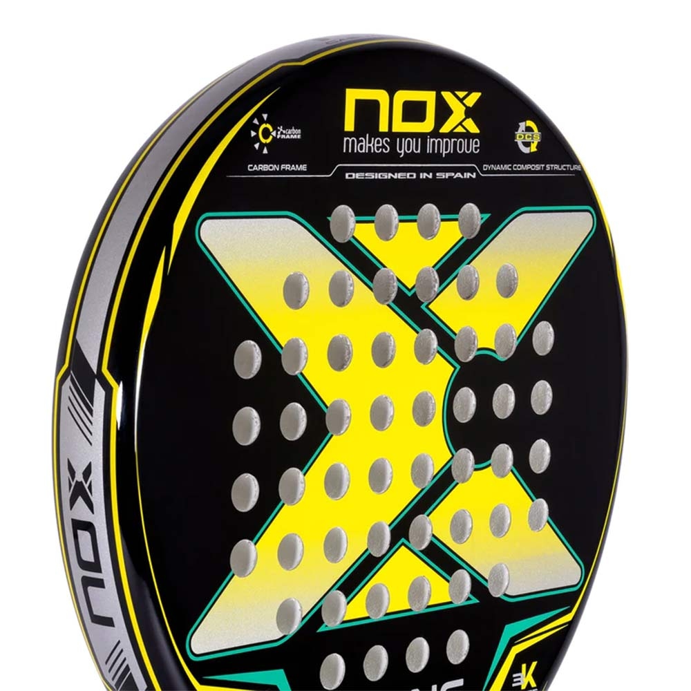 NOX X-One Yellow-Green EX Padel Racket