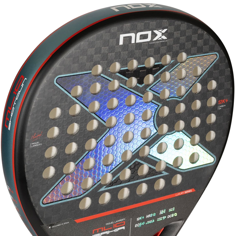 NOX ML10 Luxury BAHIA 12K 2024 Padel Racket by Miguel Lamperti