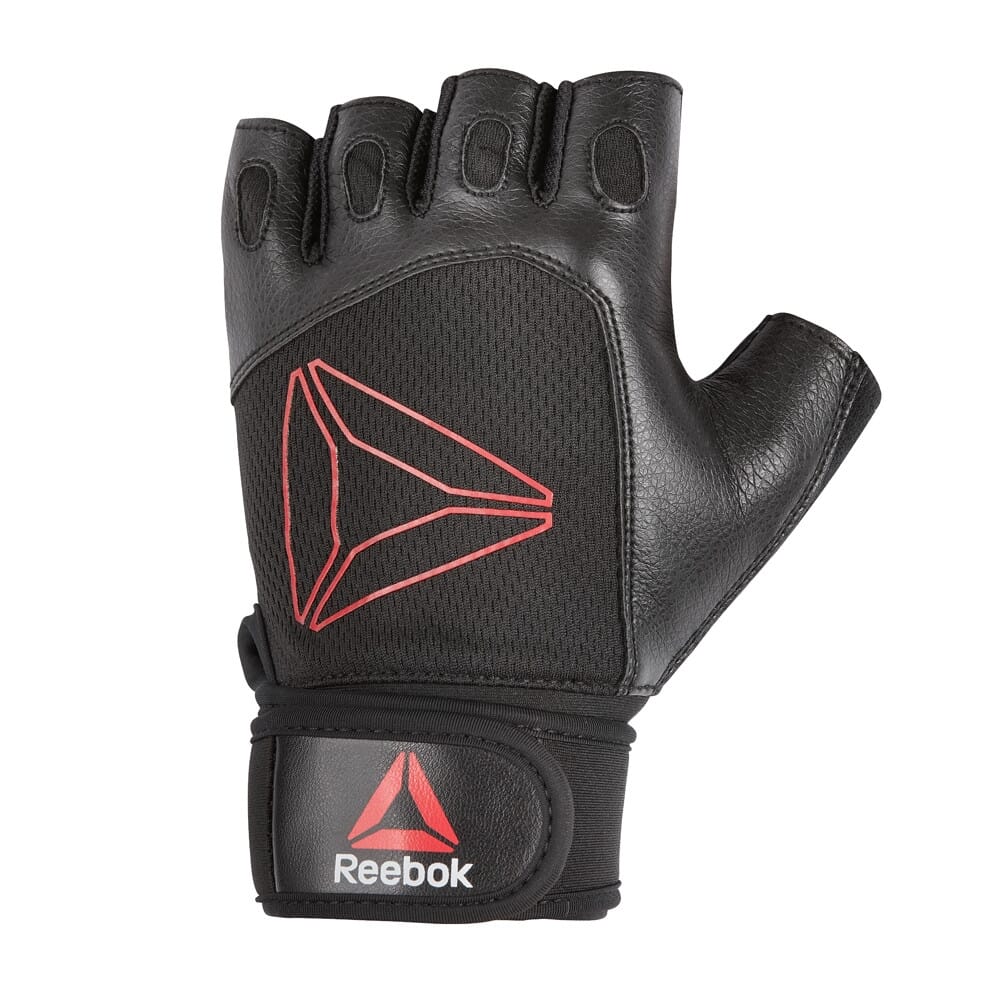 Reebok Fitness Red Gloves Gym Weight Lifting Exercise Size S  