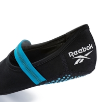 Reebok Yoga Socks - Black / English Emerald - S/M