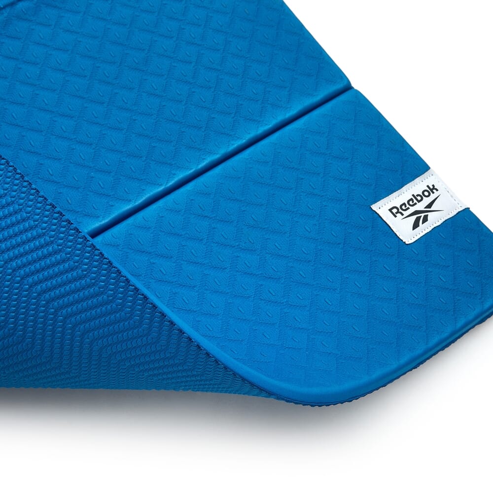 Buy Reebok Folded 6mm Yoga Mat Blue online in UAE