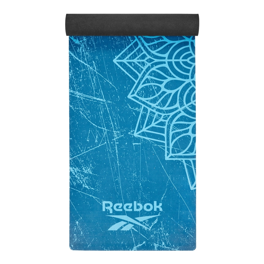Reebok - Natural Rubber Yoga Mat - Blue Mandala