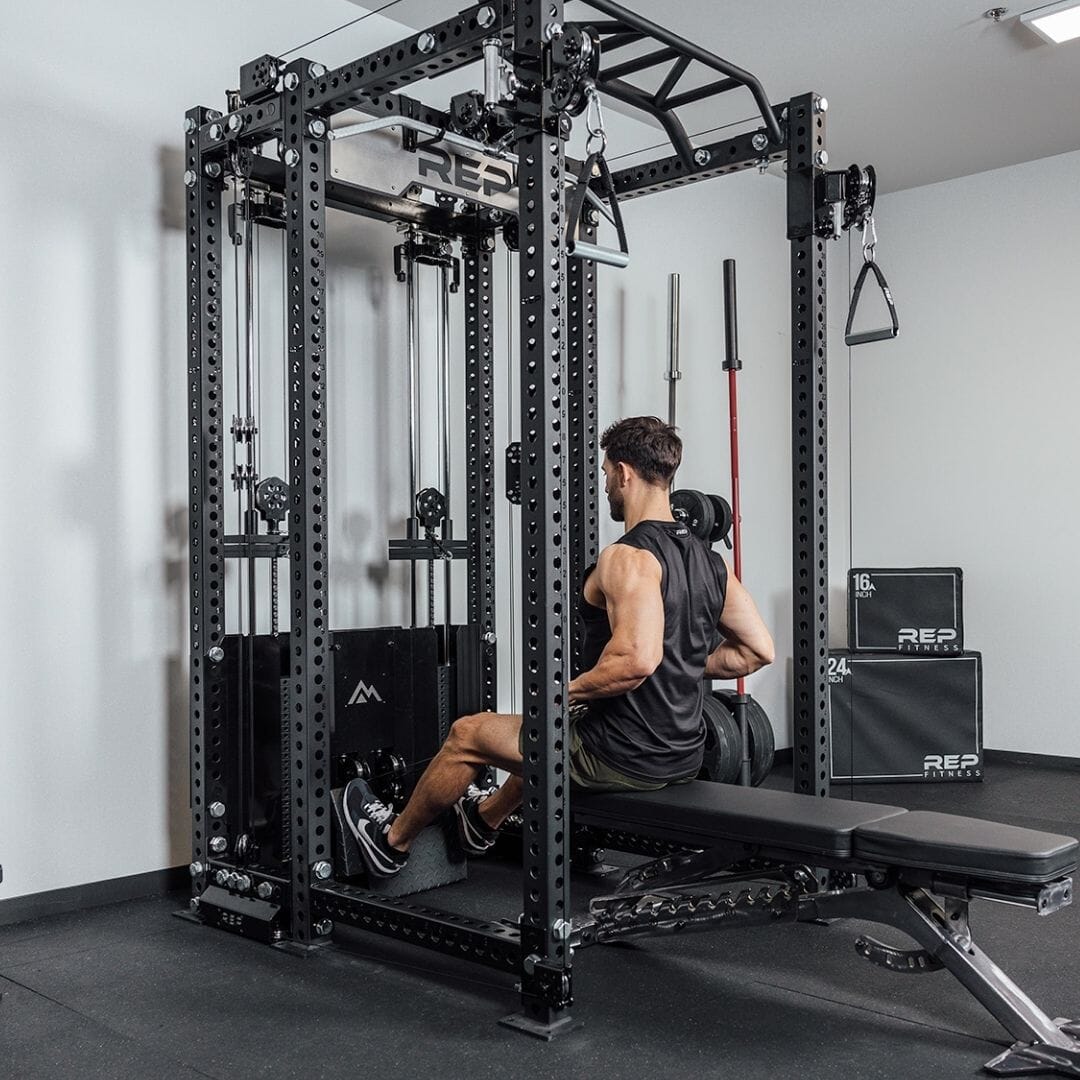 Lat Pulldown and Seated Row