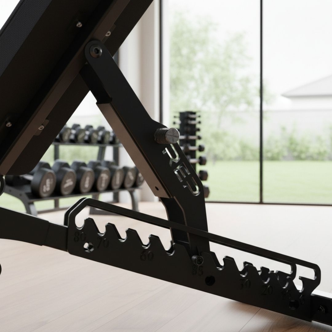 REP Fitness BlackWing Adjustable Weight Bench - Metallic Black