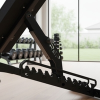 REP Fitness BlackWing Adjustable Weight Bench - Metallic Black