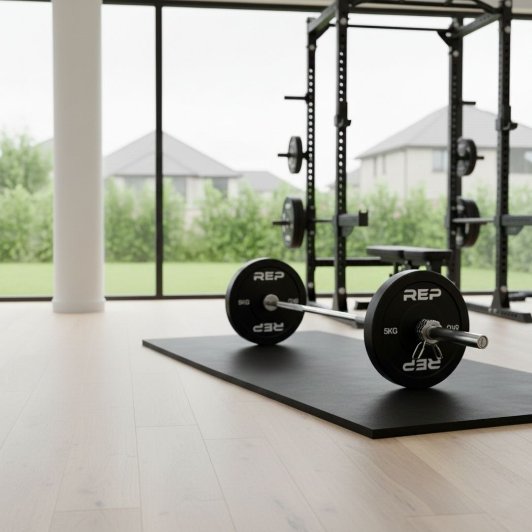 REP Fitness Black Bumper Plates - 5 Kg