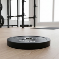 REP Fitness Black Bumper Plates - 10 Kg