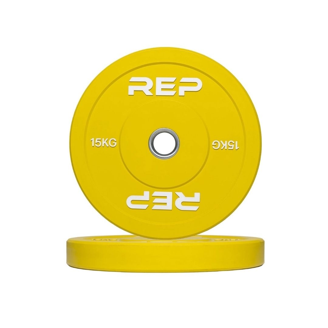 REP Fitness Color Bumper Plates- 15 Kg
