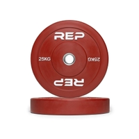 REP Fitness Color Bumper Plates- 25 Kg