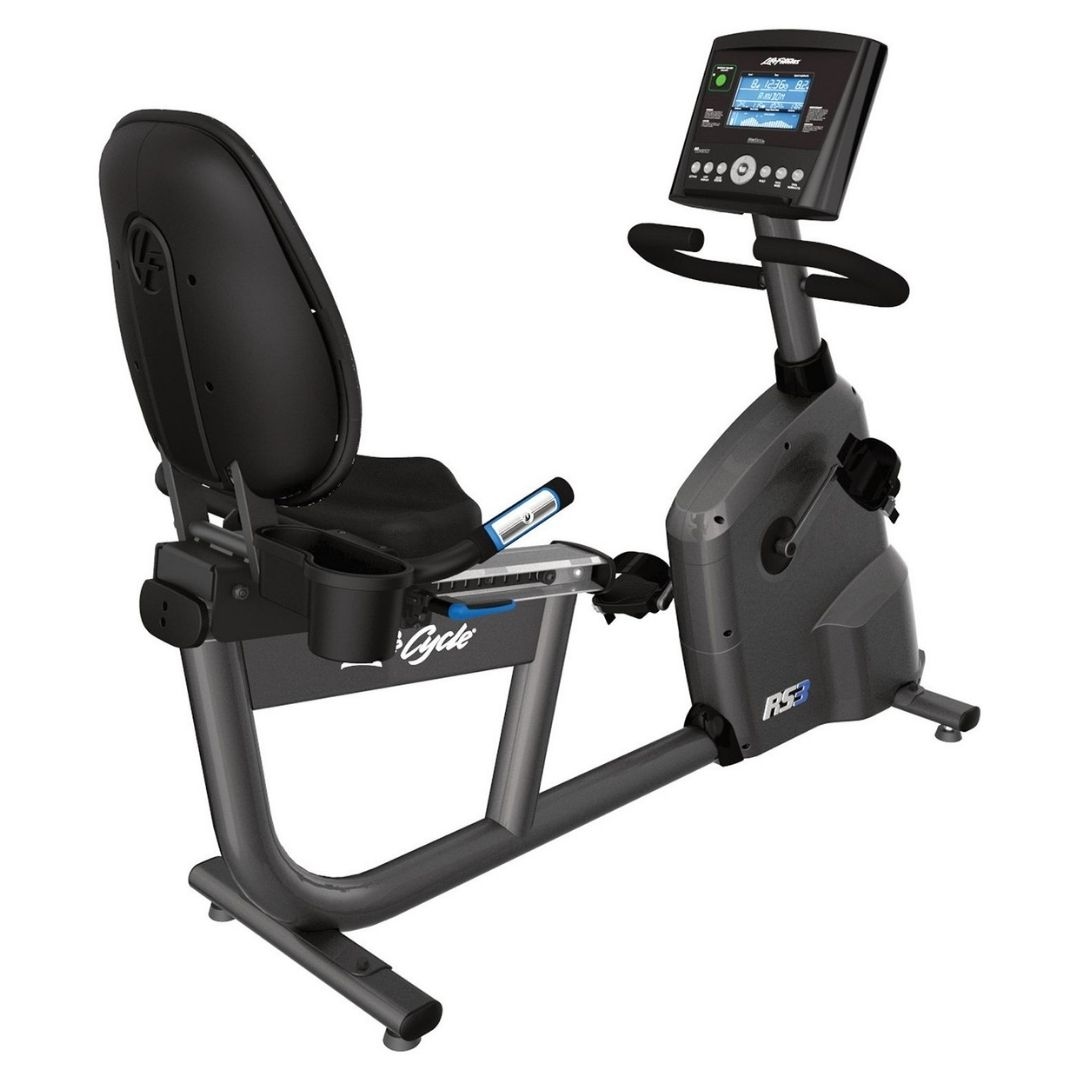 Life Fitness RS3 Recumbent Bike - Base +Track Console