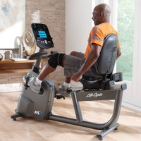Life Fitness RS3 Recumbent Bike - Base +Track Console