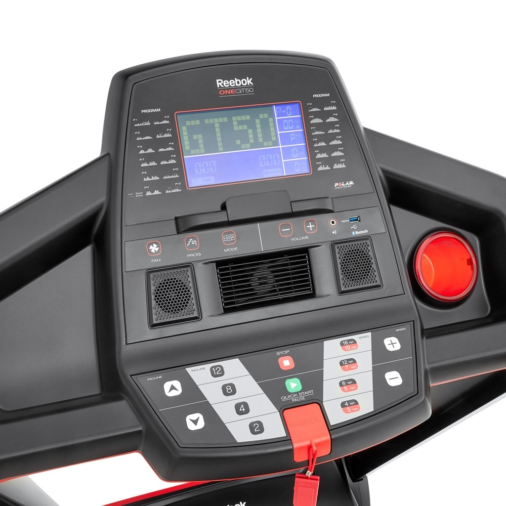 Reebok GT50 One Series Treadmill + Bluetooth - Black