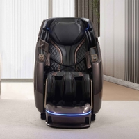 Stellar 4D Dual Roller Luxury AI Massage Chair Coffee Brown