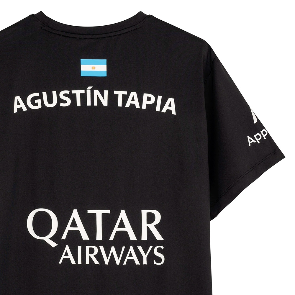 Nox Agustin Tapia Sponsors AT10 Black T-shirt