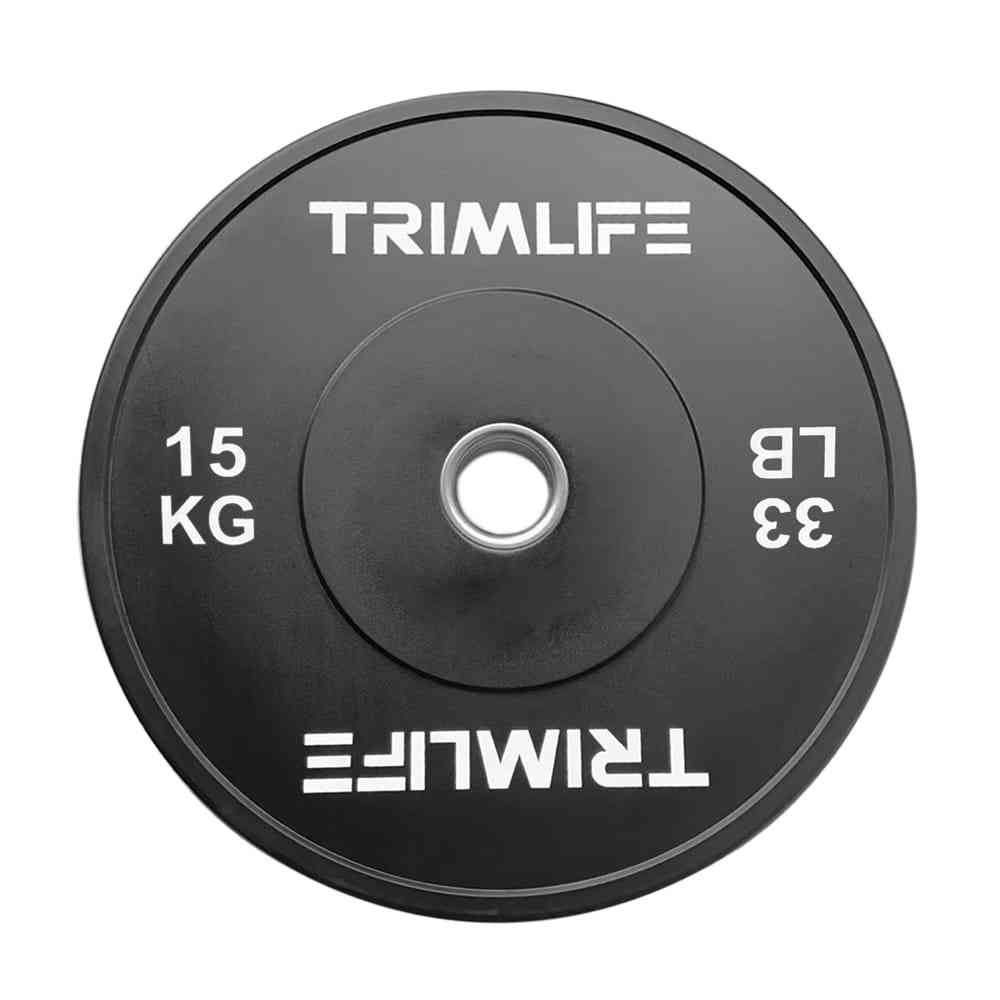 TRIMLIFE Performance Series Rubber Bumper Plates 15 KG