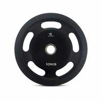 TA Sports Olympic Rubber Coated Weight Plate - 10 Kg