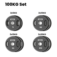 Toro Urethane Weight Plate 100 Kg Combo Set