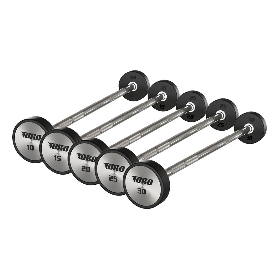 Toro Straight Urathane Barbell  10-30kg Set