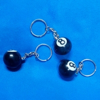Victory Eight Ball Key Chain