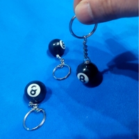 Victory Eight Ball Key Chain