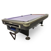 Victory Gold Crown 9ft Marble Top Pool Table With Ball Return System