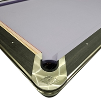 Victory Gold Crown 9ft Marble Top Pool Table With Ball Return System