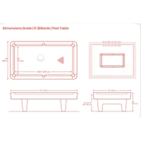 Victory Pool Table 9 Feet Marble Top | Drop Pocket