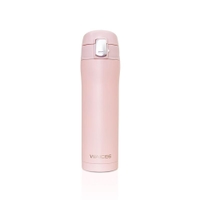 Waicee - Water Bottle Stainless Steel Vacuum - Insulated - 450ml - Champagne pink