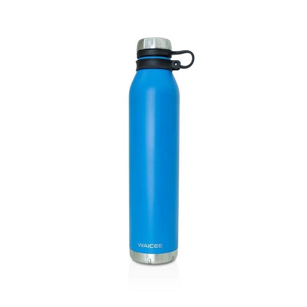Waicee - Water Bottle Stainless Steel Vacuum - Insulated - 1000ml - Royal Blue