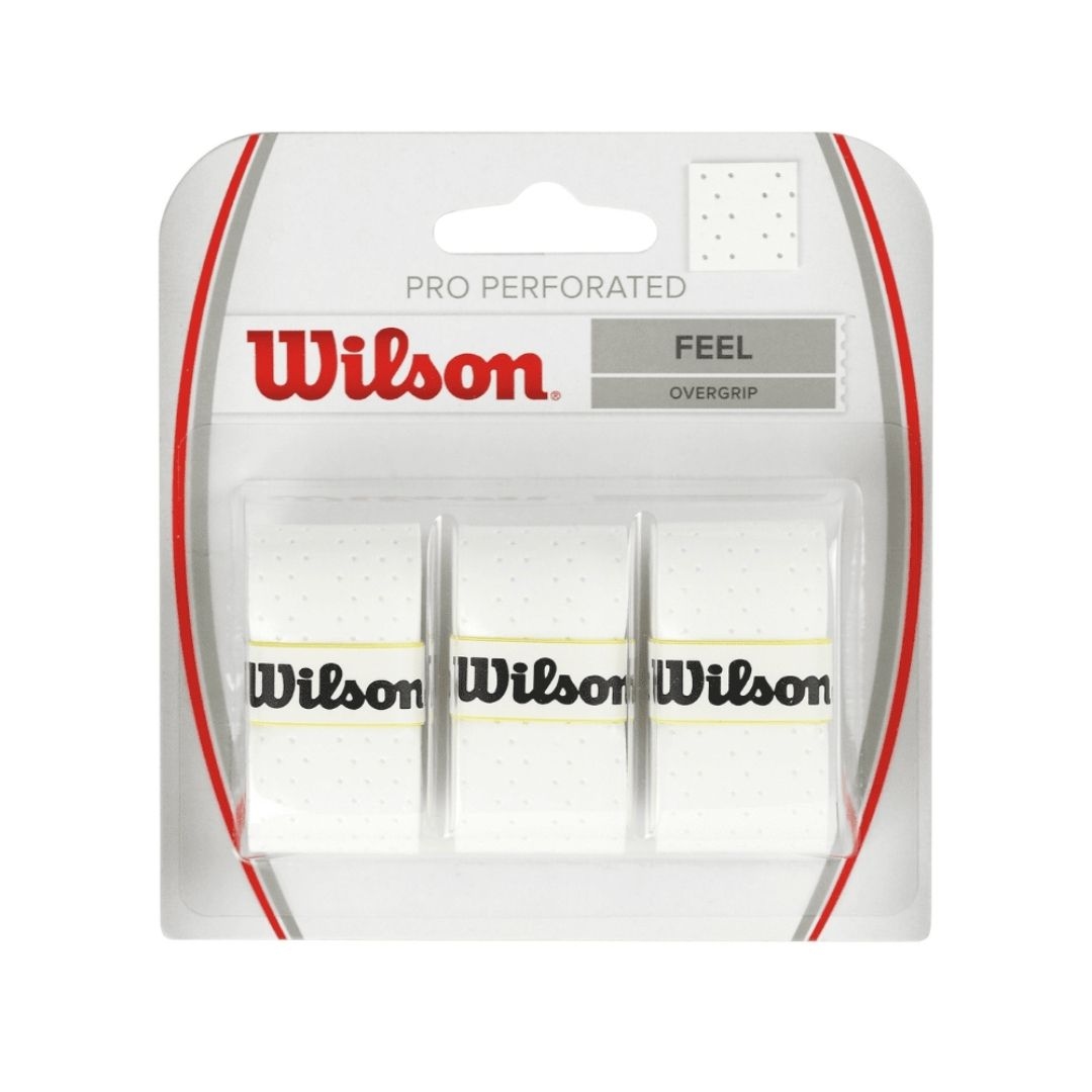 Wilson Padel Overgrip Pro Perforated White X 3