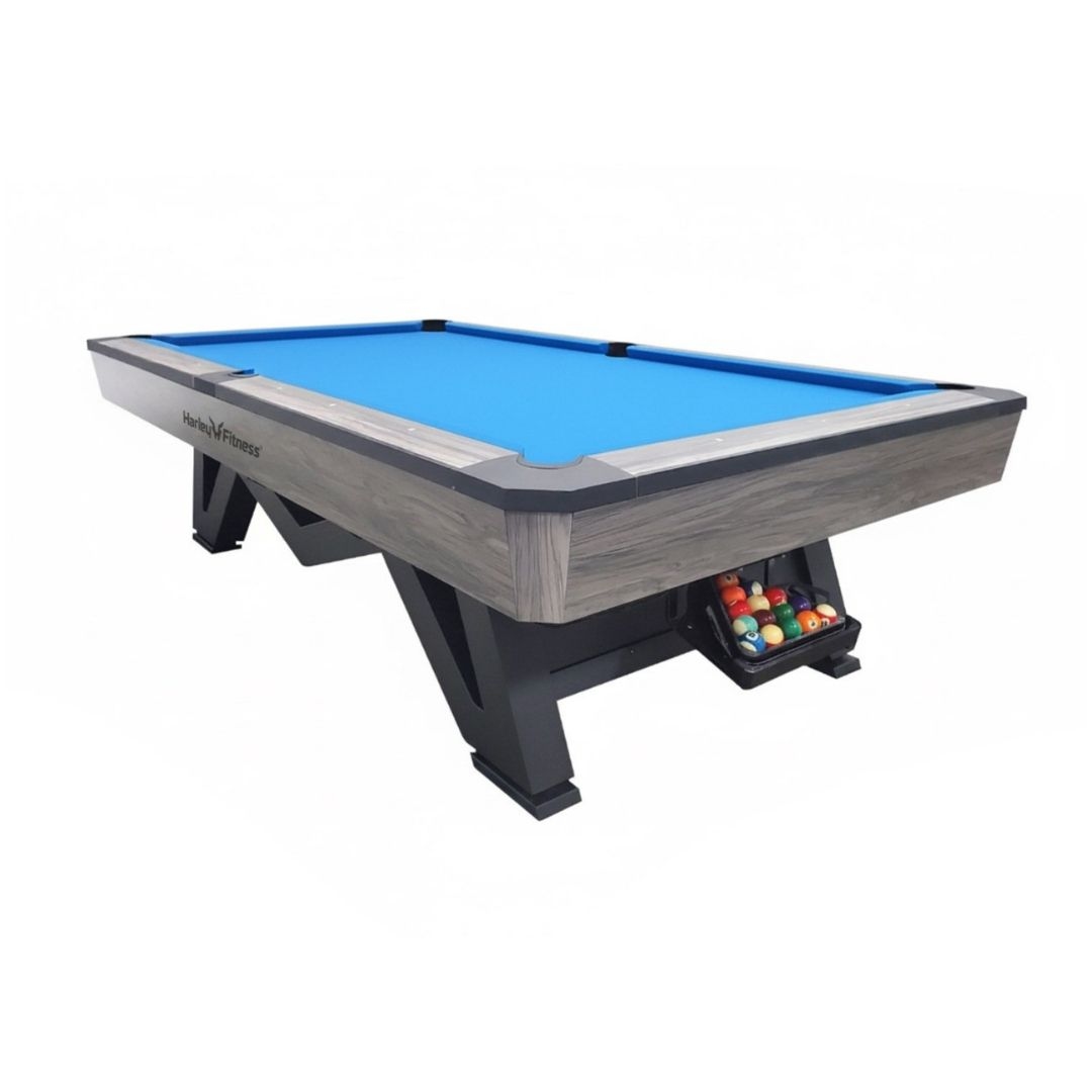 Harley Fitness Vantage 9ft Marble Billiard Table-Blue