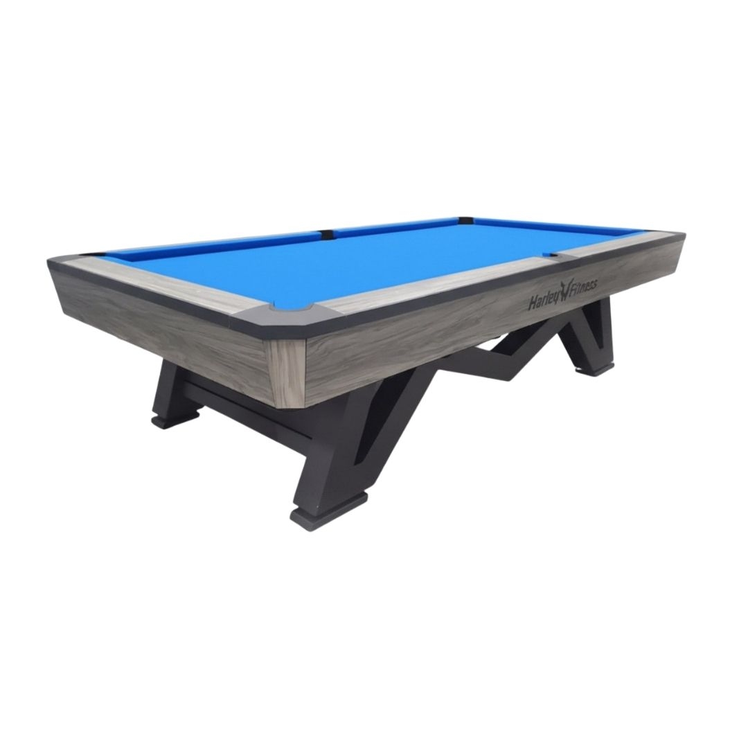 Harley Fitness Vantage 9ft Marble Billiard Table-Blue