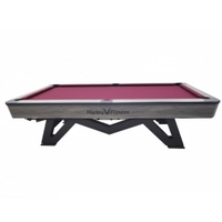 Harley Fitness Vantage 9ft Marble Billiard Table-Burgundy
