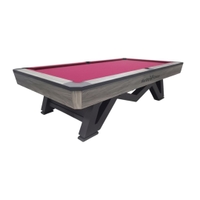 Harley Fitness Vantage 9ft Marble Billiard Table-Burgundy