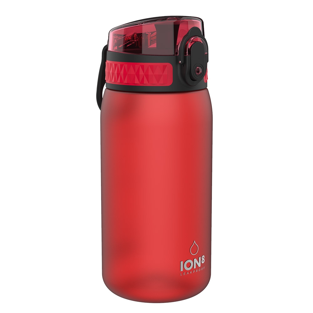 Ion8 Pod Leak Proof BPA Free  Water Bottle, 400ml | Scarlet