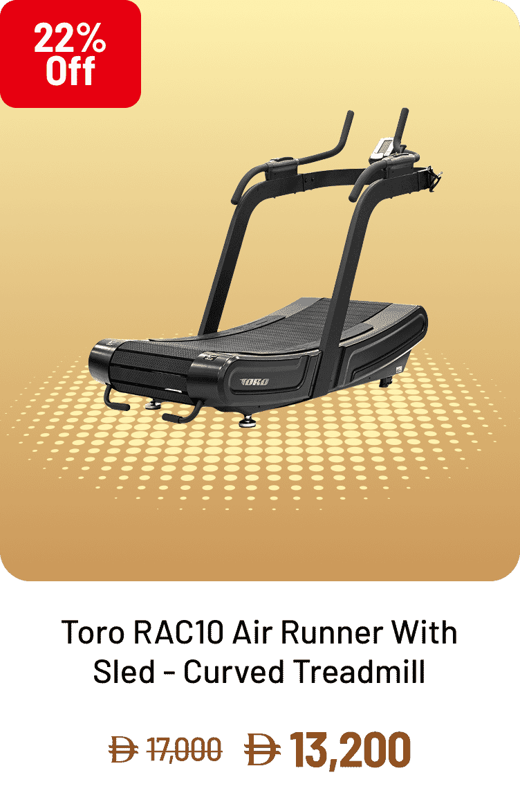 Toro RAC10 Air Runner With Sled - Curved Treadmill (Manual, Self-powered)