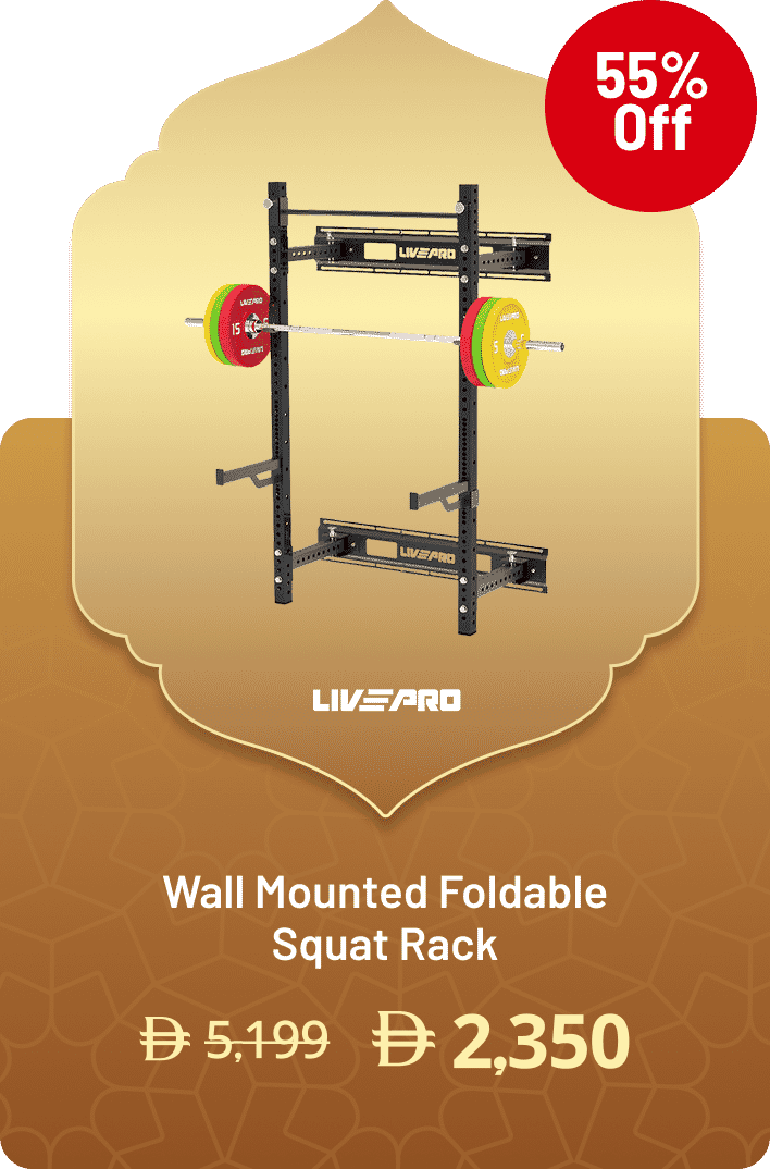 Livepro Wall Mounted Foldable Squat Rack