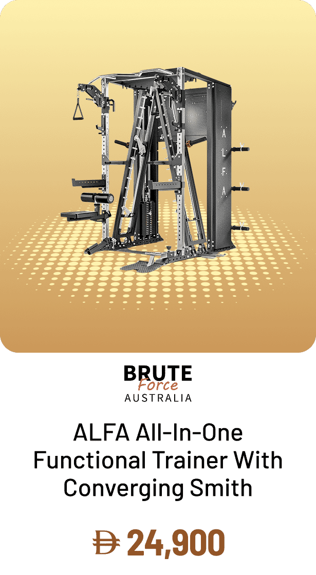 BruteForce ALFA All-In-One Functional Trainer With Converging Smith