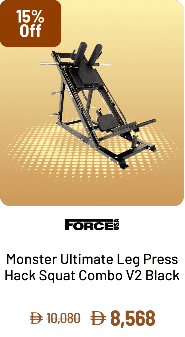 Force USA Monster Ultimate Leg Press Hack Squat Combo V2 Black