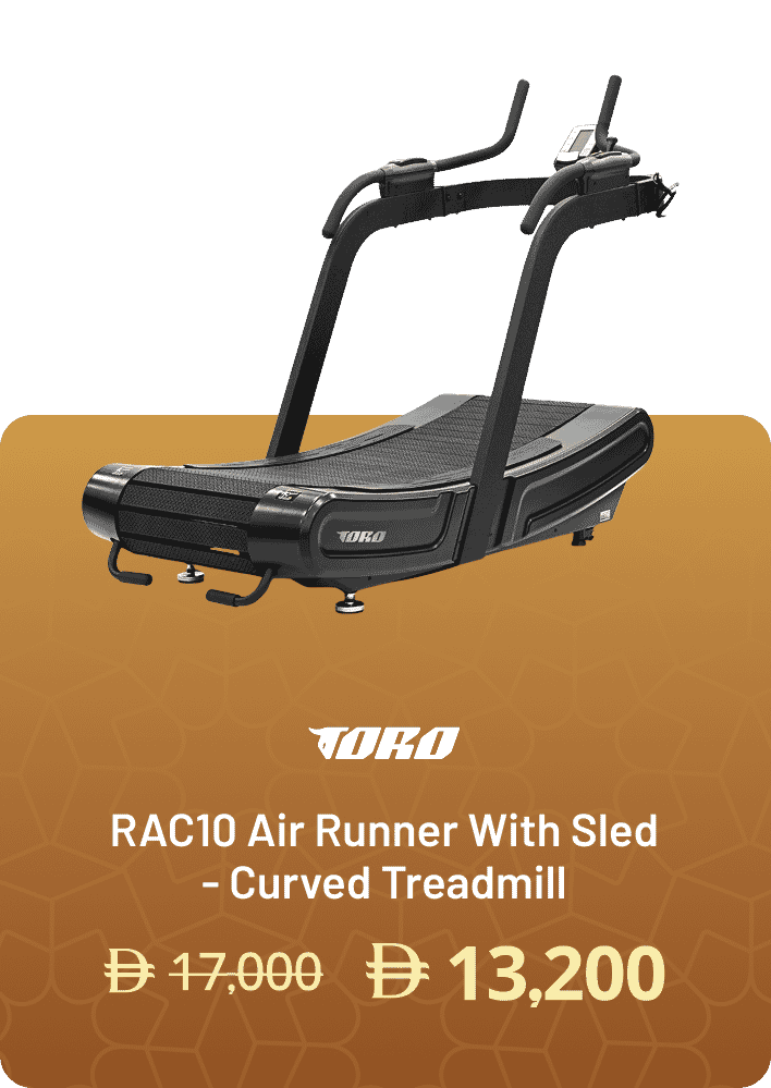 Toro RAC10 Air Runner With Sled - Curved Treadmill