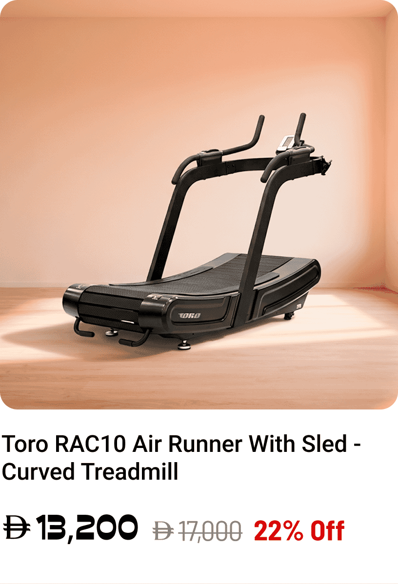 Toro RAC10 Air Runner With Sled - Curved Treadmill (Manual, Self-powered)