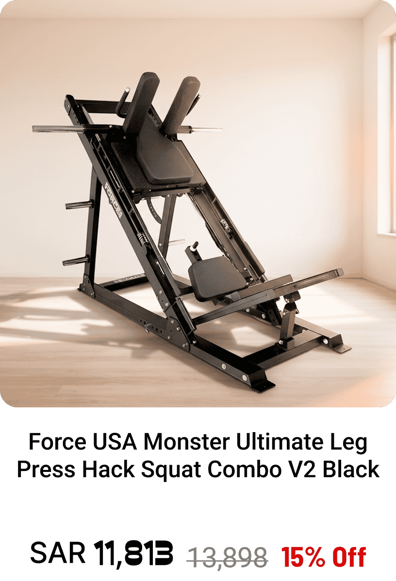 Force USA Monster Ultimate Leg Press Hack Squat Combo V2 Black