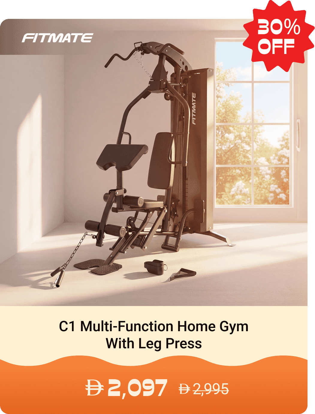 Fitmate C1 Multi-Function Home Gym With Leg Press