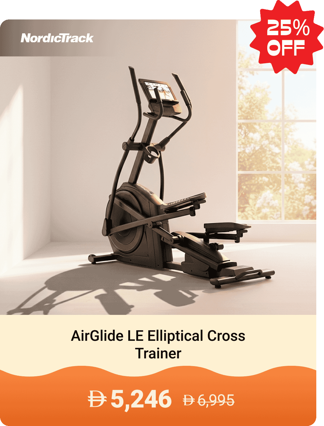 NordicTrack AirGlide LE Elliptical Cross Trainer